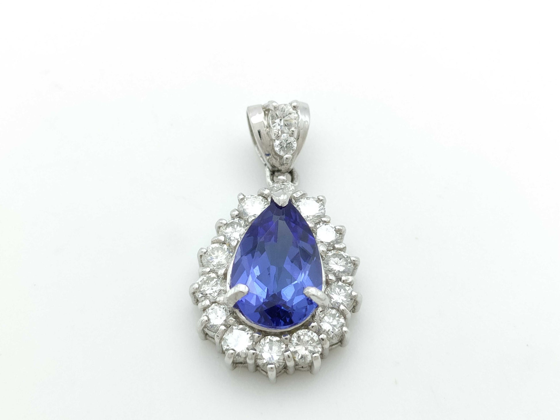 TZ1.28ct D0.50ct PT900 2.8g Pendant Top