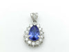 TZ1.28ct D0.50ct PT900 2.8g Pendant Top