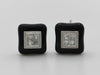 Onyx D0.50ct PT900 8.5g Earrings