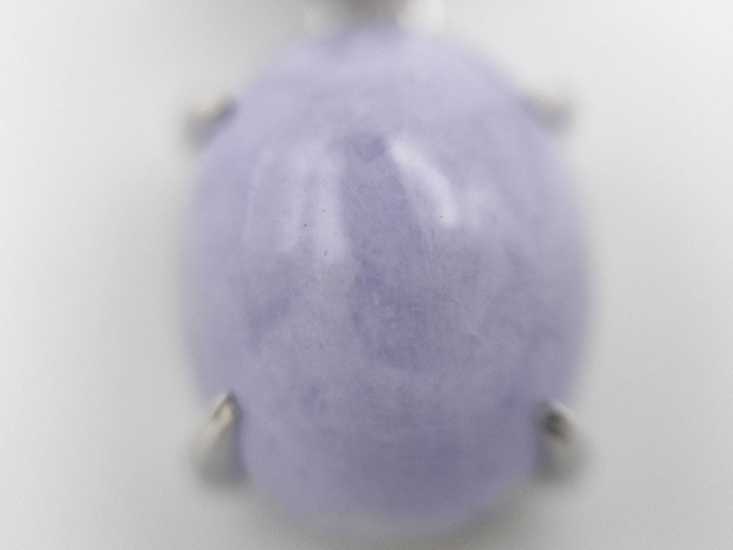 Lavender Jade 3.60ct D0.03ct PT900/850 3.8g Necklace
