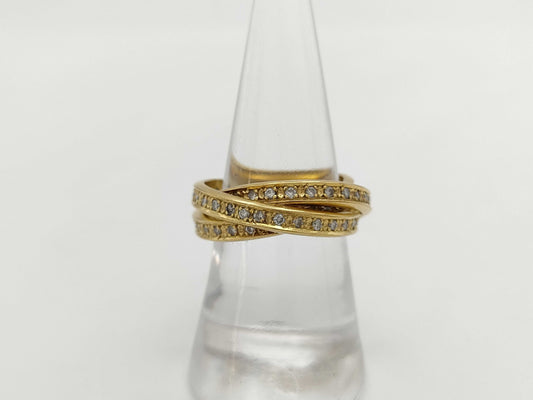 D1.00ct K18 10g Ring