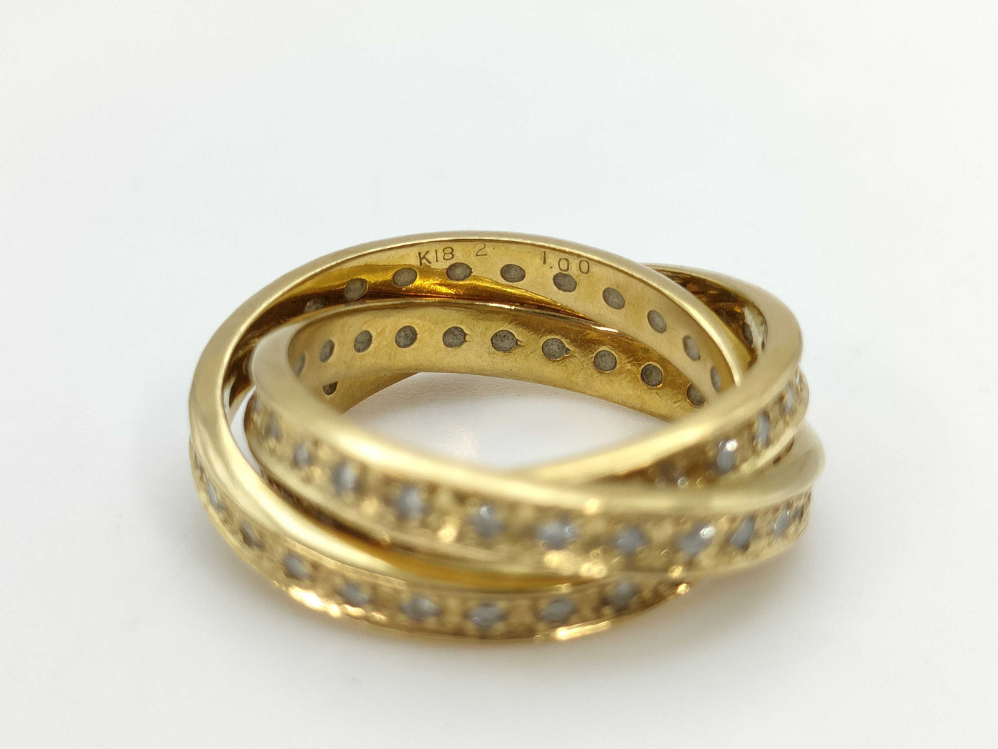 D1.00ct K18 10g Ring