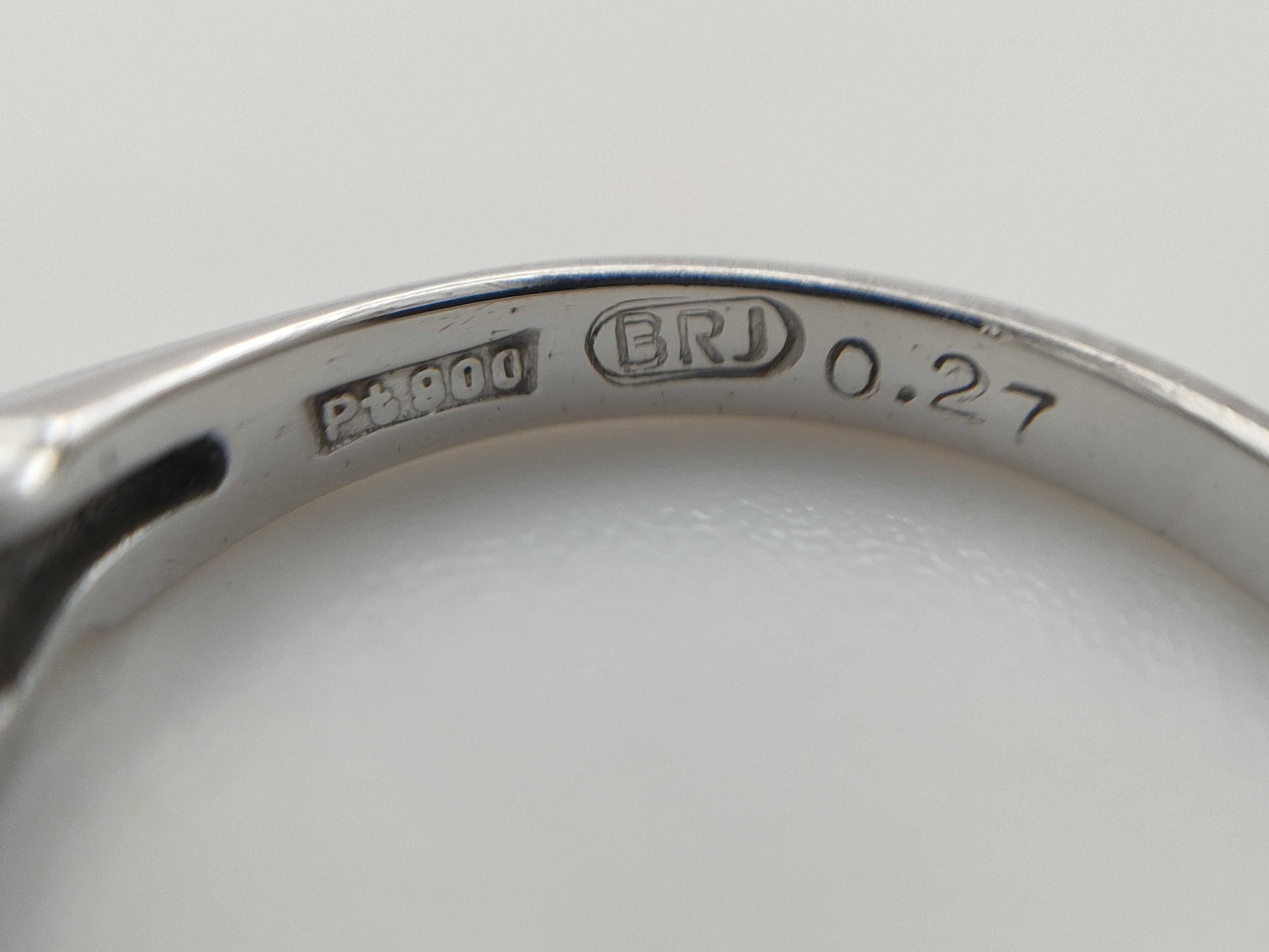 D0.27ct PT900 3.6g Ring