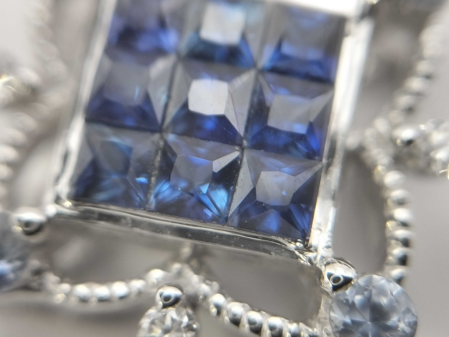 S0.43ct D0.03ct K18WG 1.7g Pendant Top