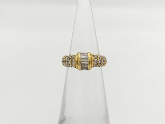 D0.84ct K18 3.4g Ring