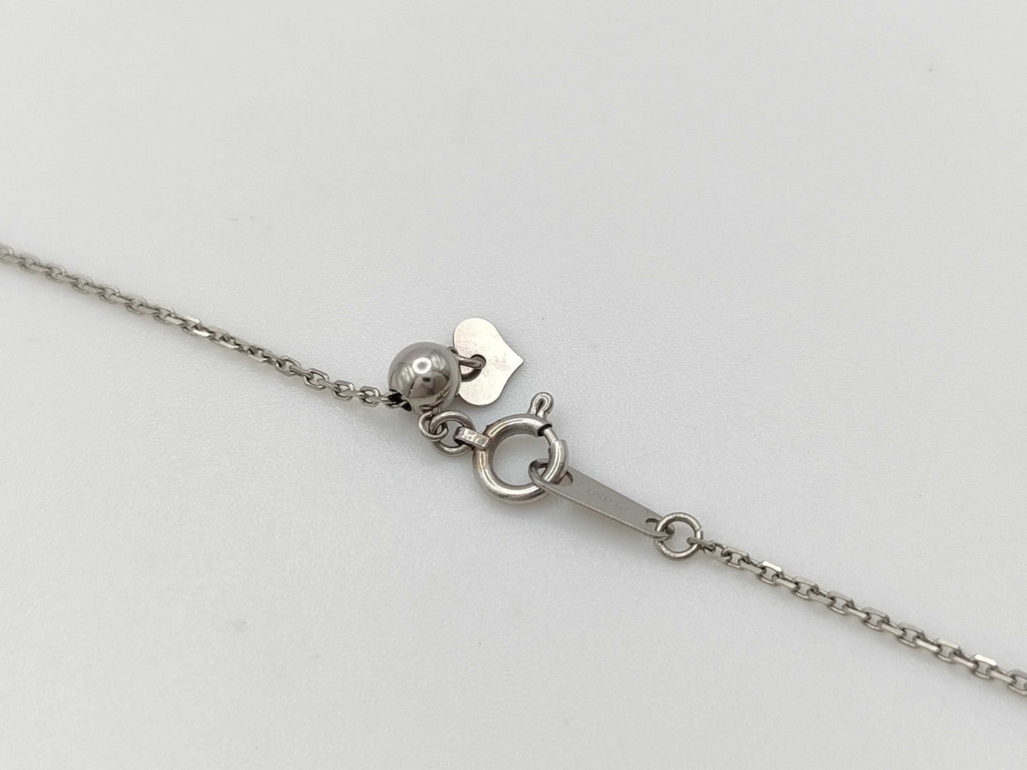 D0.30ct FD0.12ct PT900/850 5.6g Necklace