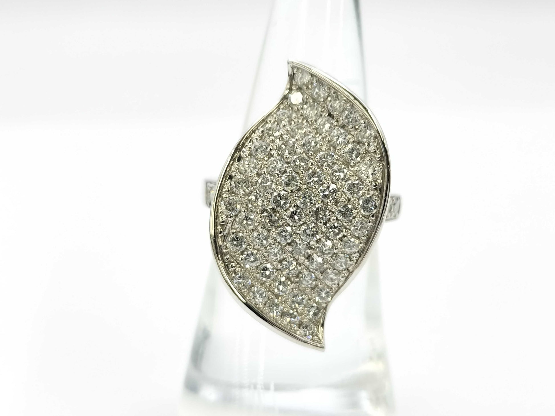 D1.75ct K18WG 10.1g Ring