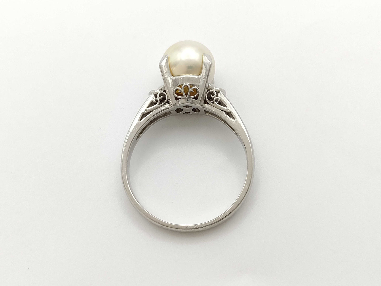 Pearl diameter approx. 8.6mm PT900 6.3g ring