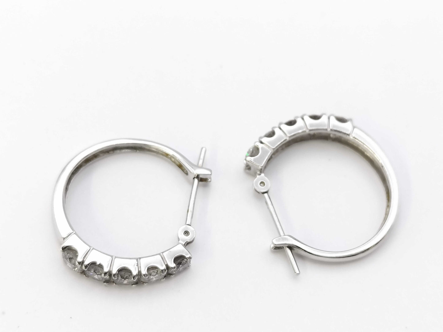 D0.50/0.50ct K18WG 3.4g Earrings