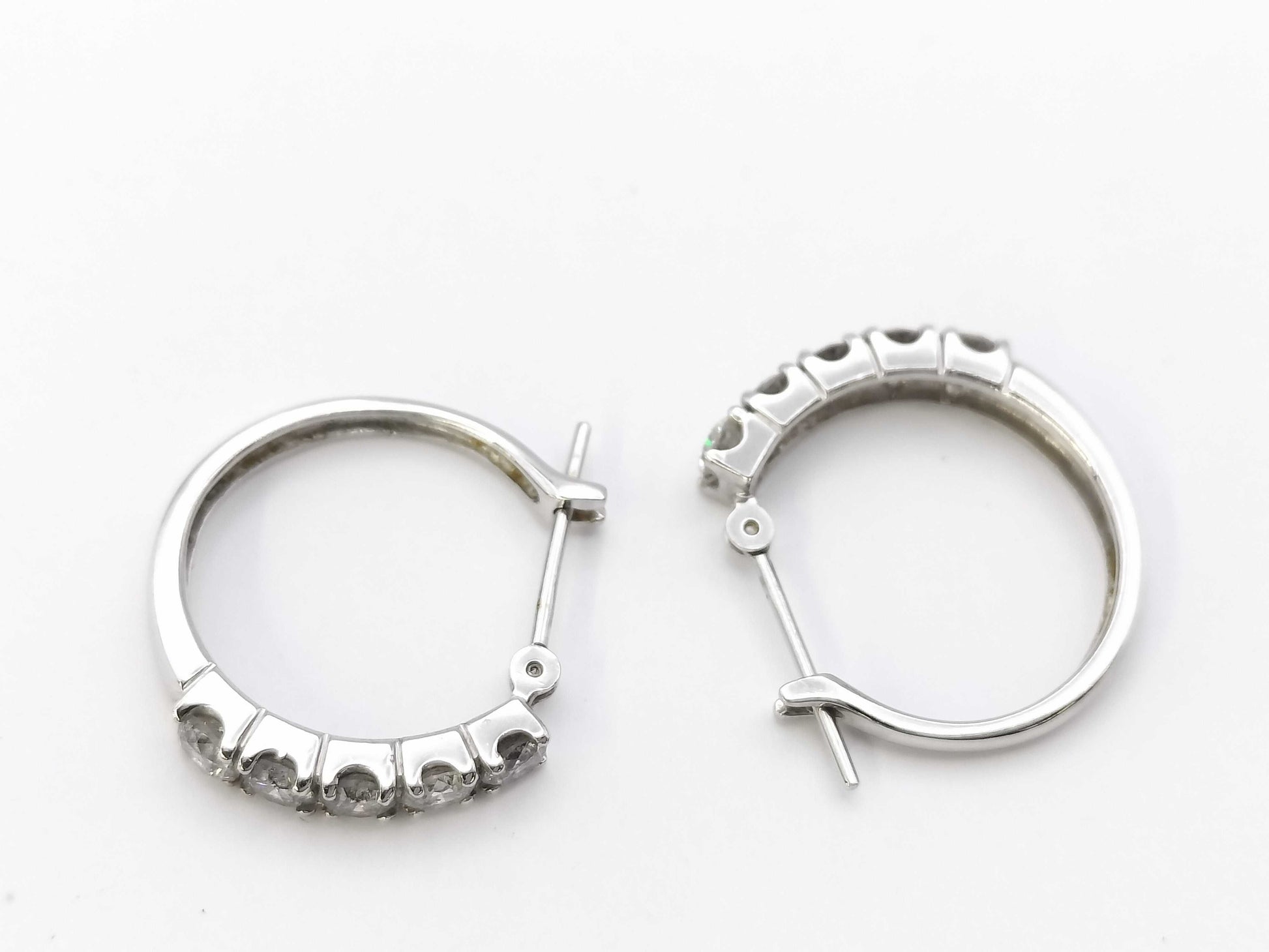 D0.50/0.50ct K18WG 3.4g Earrings