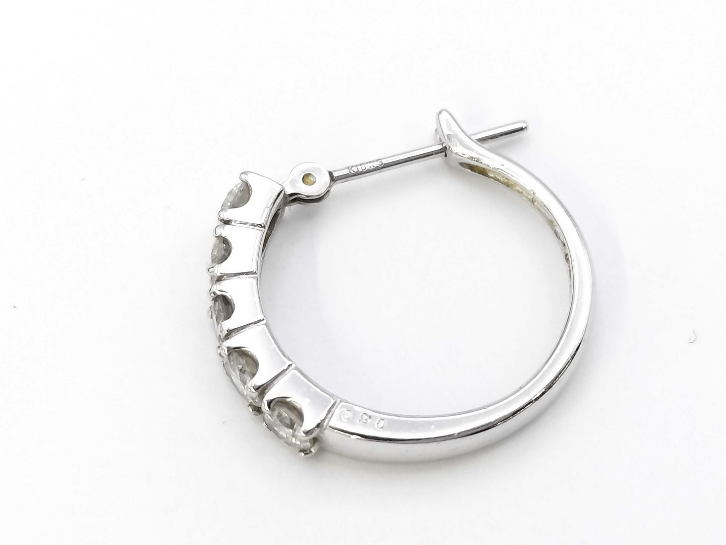 D0.50/0.50ct K18WG 3.4g Earrings
