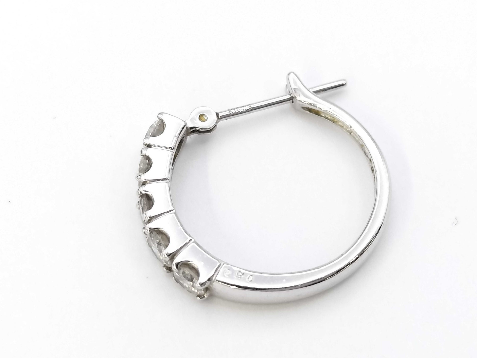 D0.50/0.50ct K18WG 3.4g Earrings