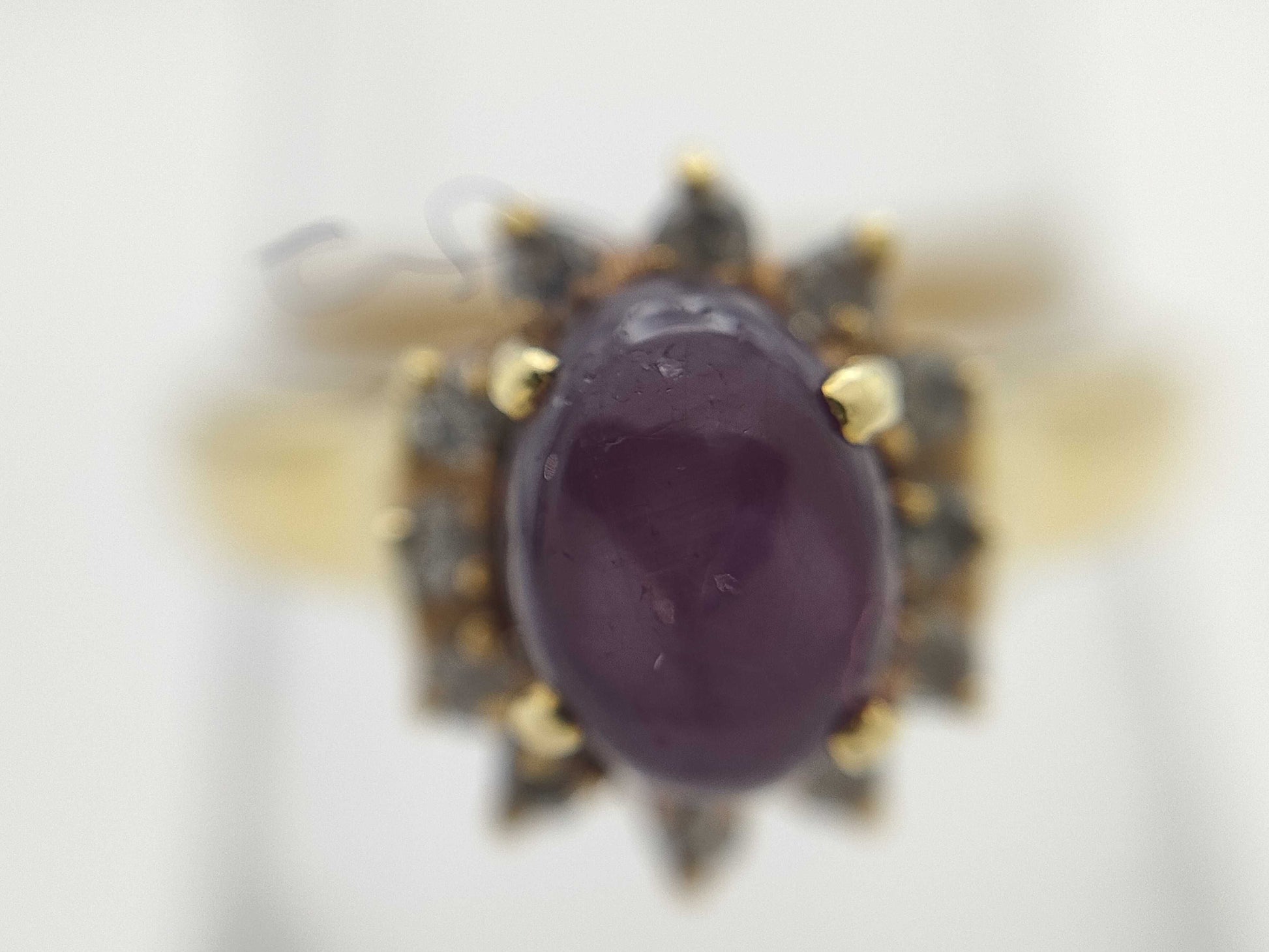 Star Ruby Diamond 750 4.1g Ring