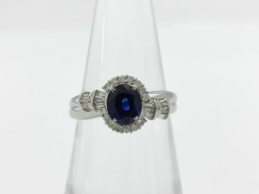S1.209ct D0.32ct PT900 5.0g Ring