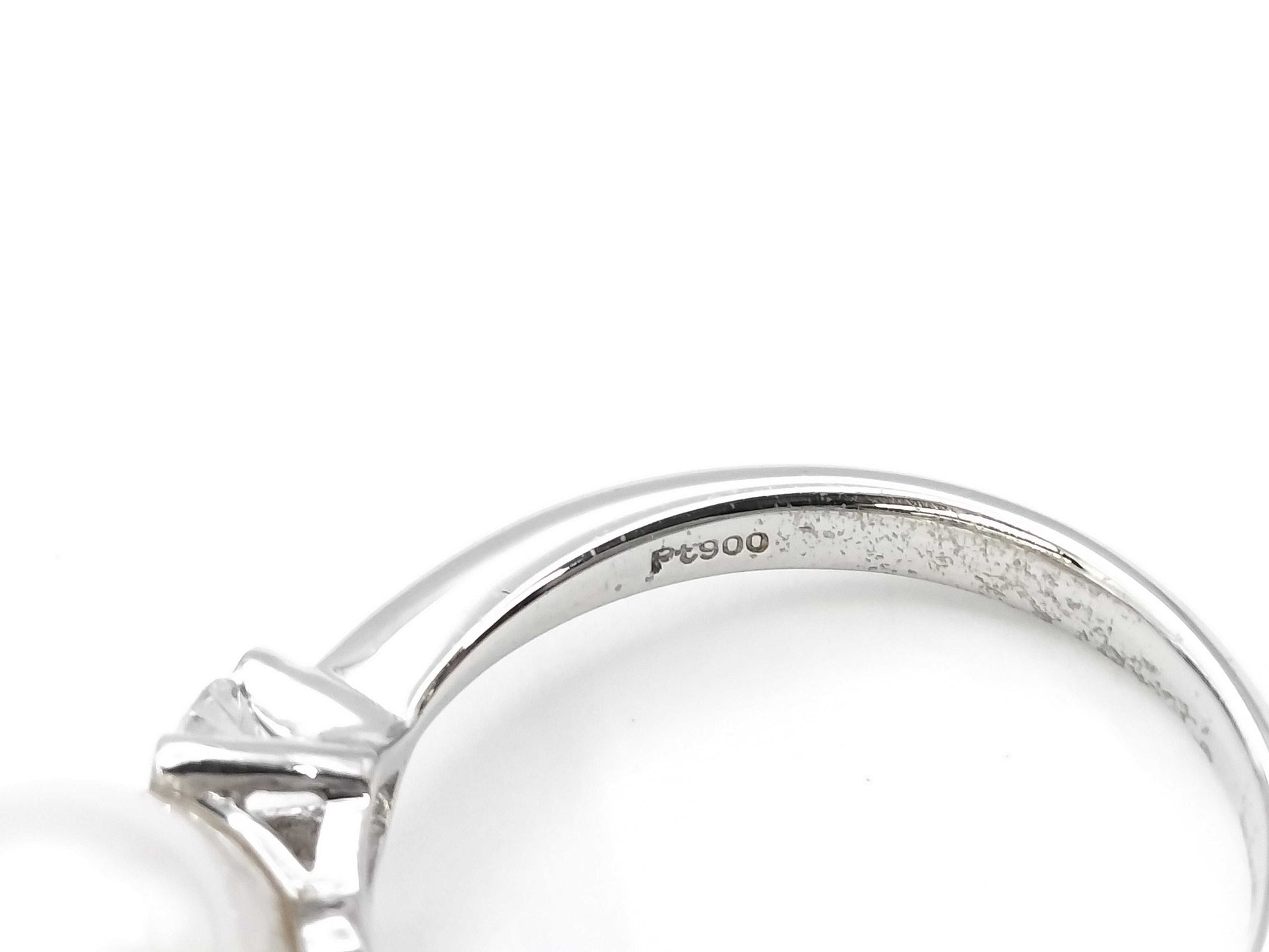 Pearl diameter approx. 9.3mm D0.22ct PT900 5.1g ring