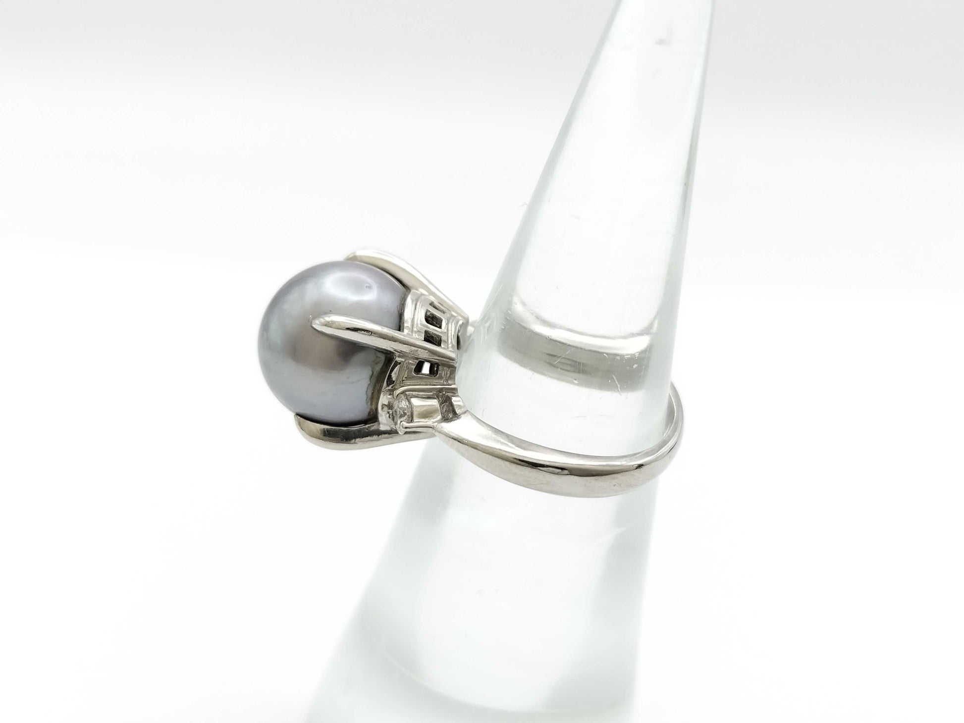 Pearl Diameter Approx. 11.5mm D0.13ct PT900 8.5g Ring