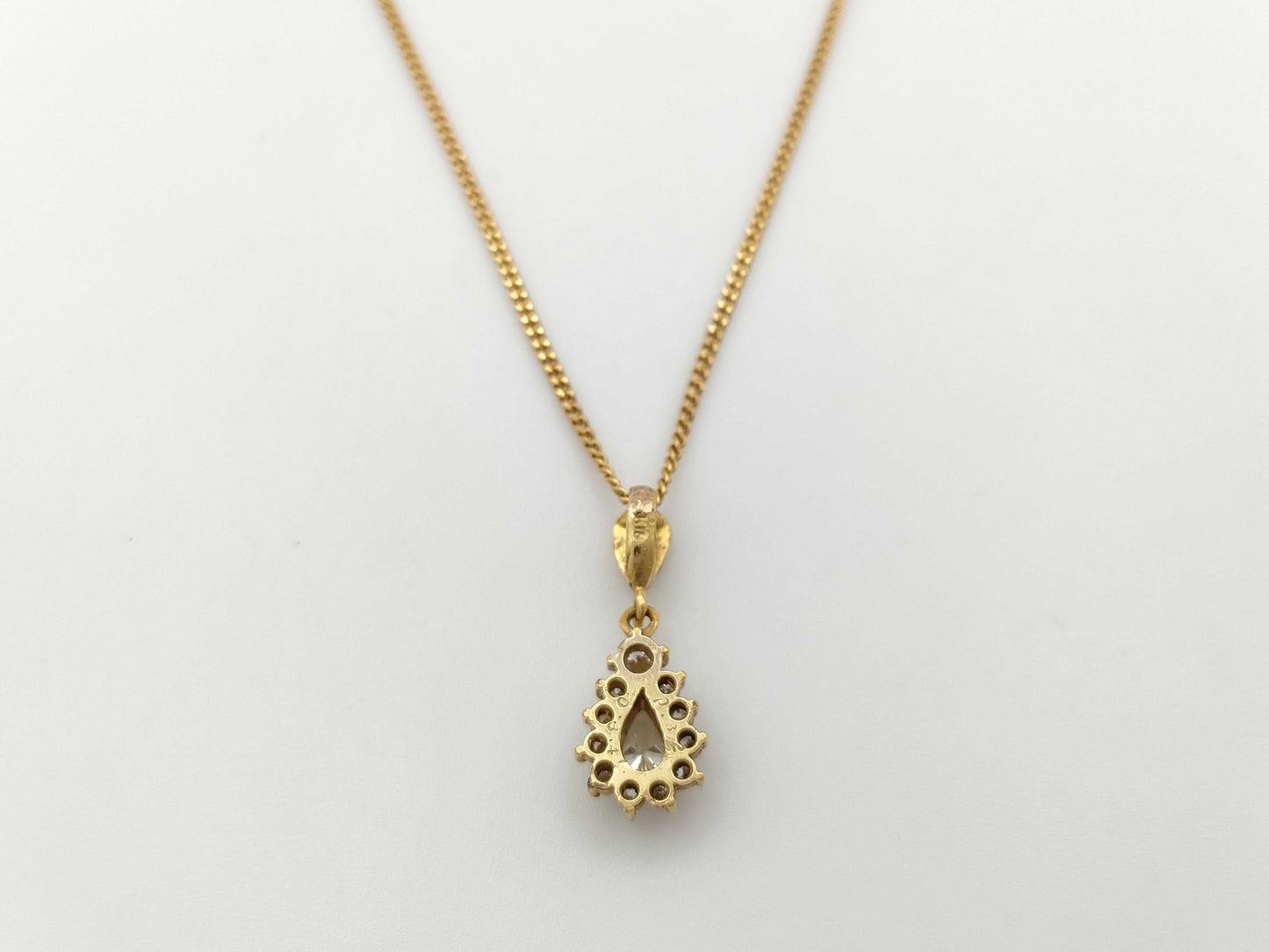 D0.34/0.32ct K18 5.2g Necklace
