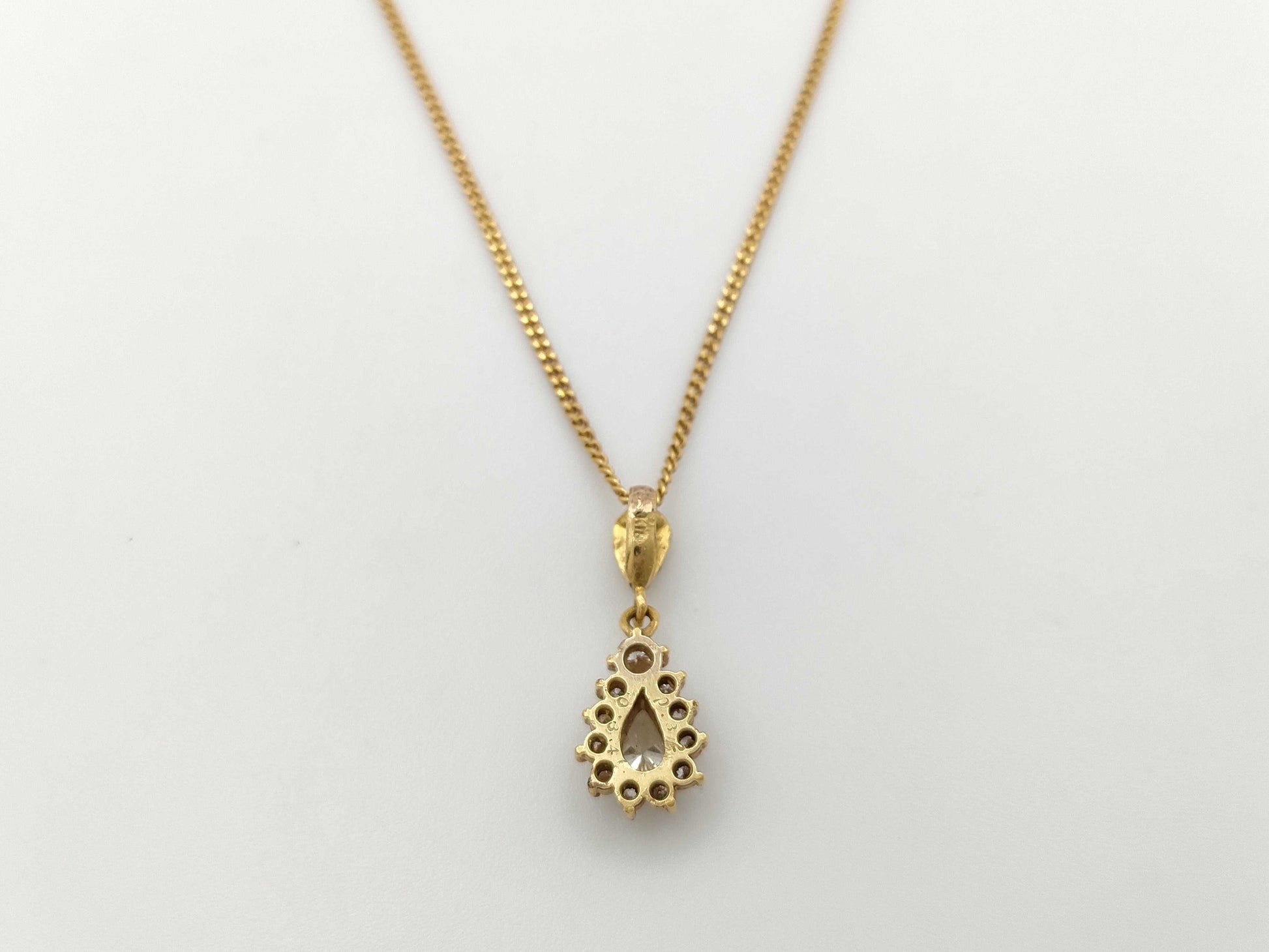D0.34/0.32ct K18 5.2g Necklace