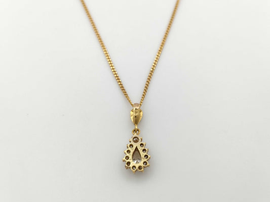 D0.34/0.32ct K18 5.2g Necklace