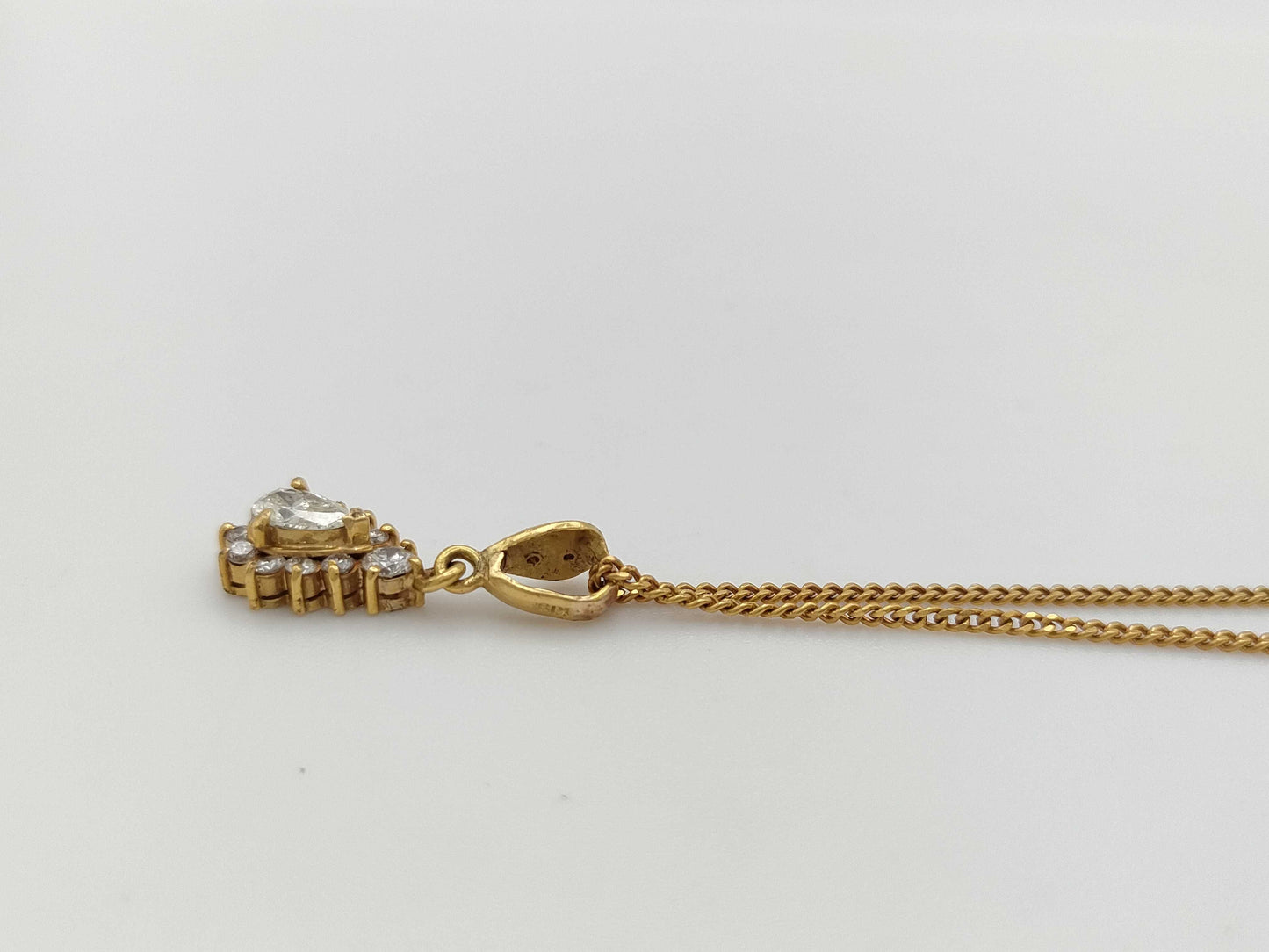 D0.34/0.32ct K18 5.2g Necklace