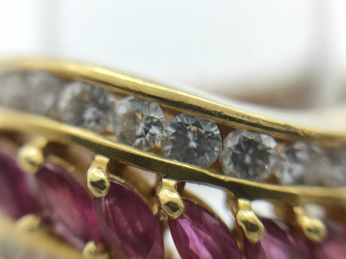 R0.76ct D0.97ct K18 10.5g Ring