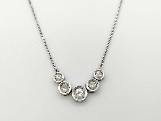 D1.01ct PT850 6.3g Necklace