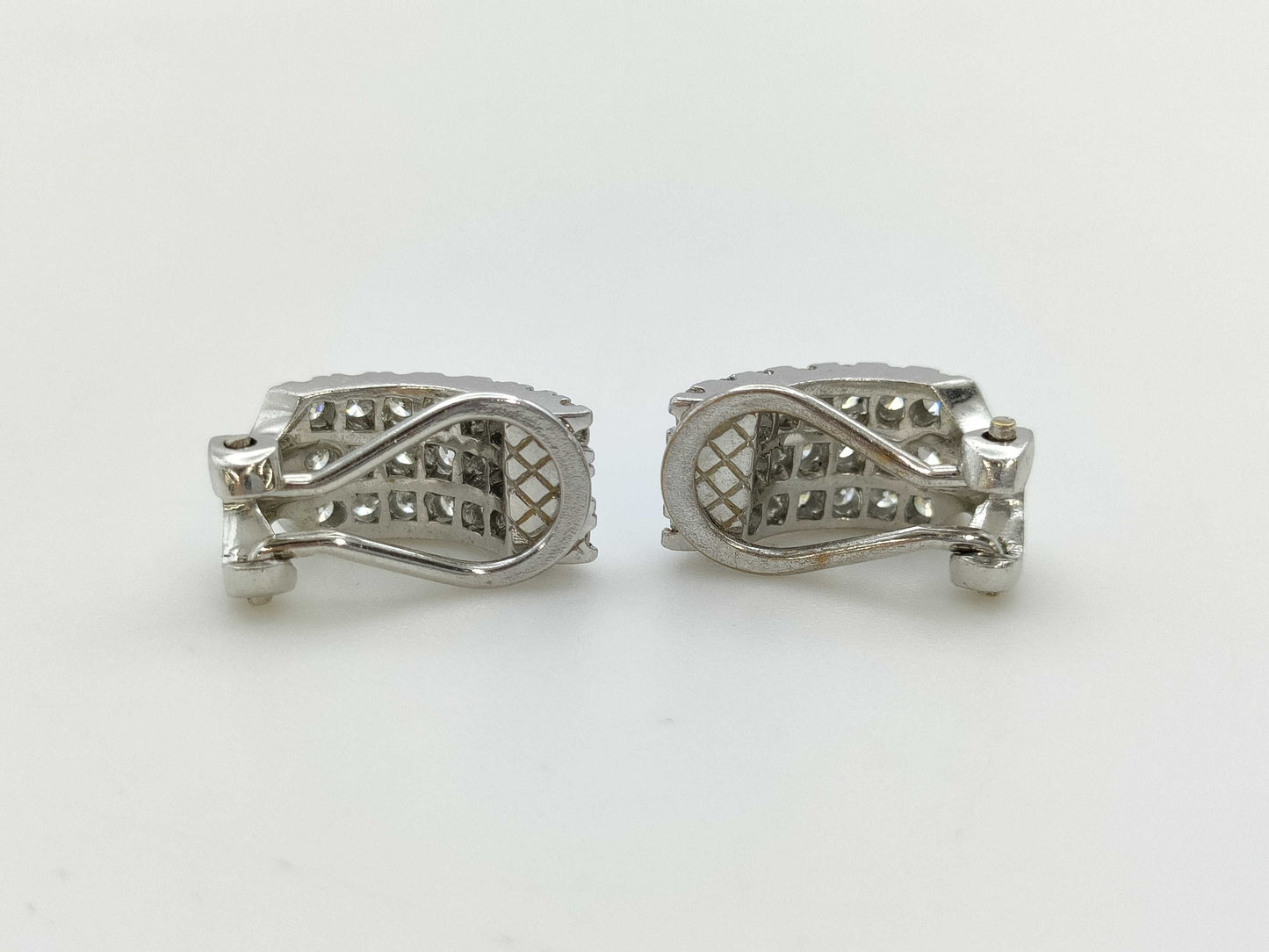 D0.50ct/0.50ct K18WG 5.8g Earrings