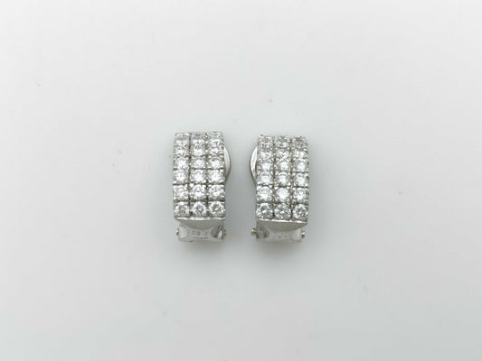D0.50ct/0.50ct K18WG 5.8g Earrings