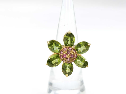 Colored Stone Multi K17 9.1g Ring