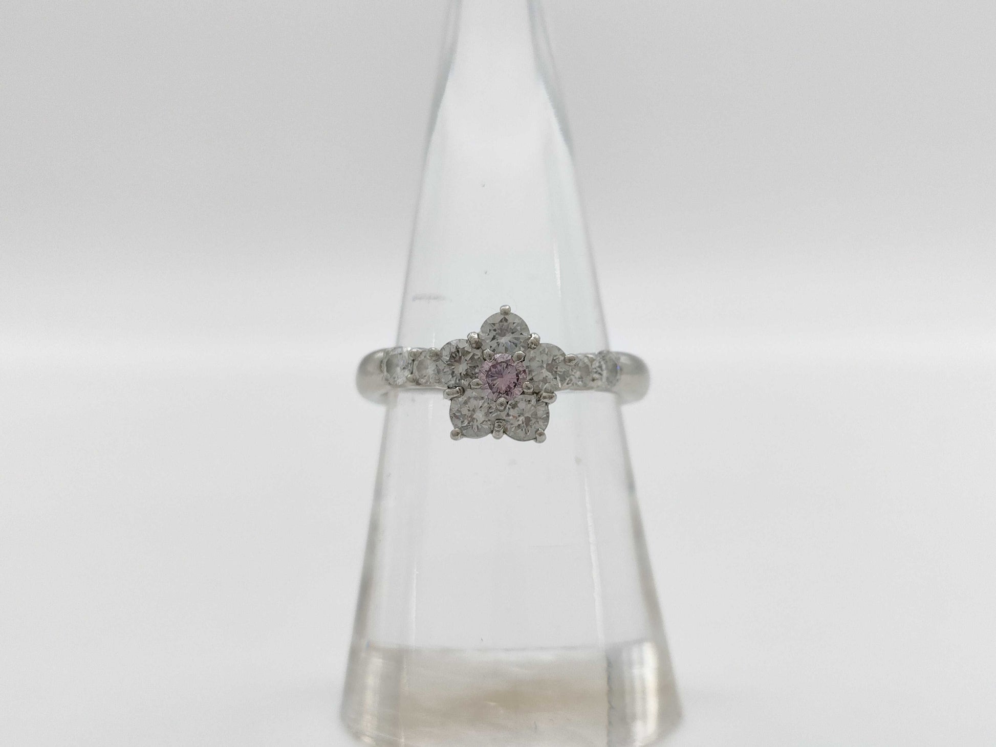 PD0.09ct D0.81ct PT900 5.5g Ring