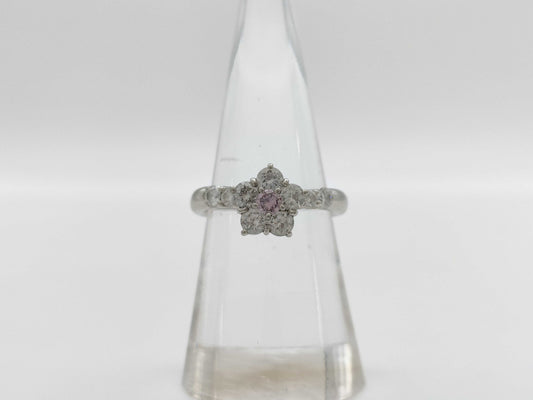 PD0.09ct D0.81ct PT900 5.5g Ring