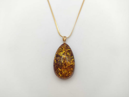 Colored Stone K18 10.9g Necklace
