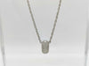 CELINE R0.03ct D0.58ct PT900/PT850 6.8g Necklace