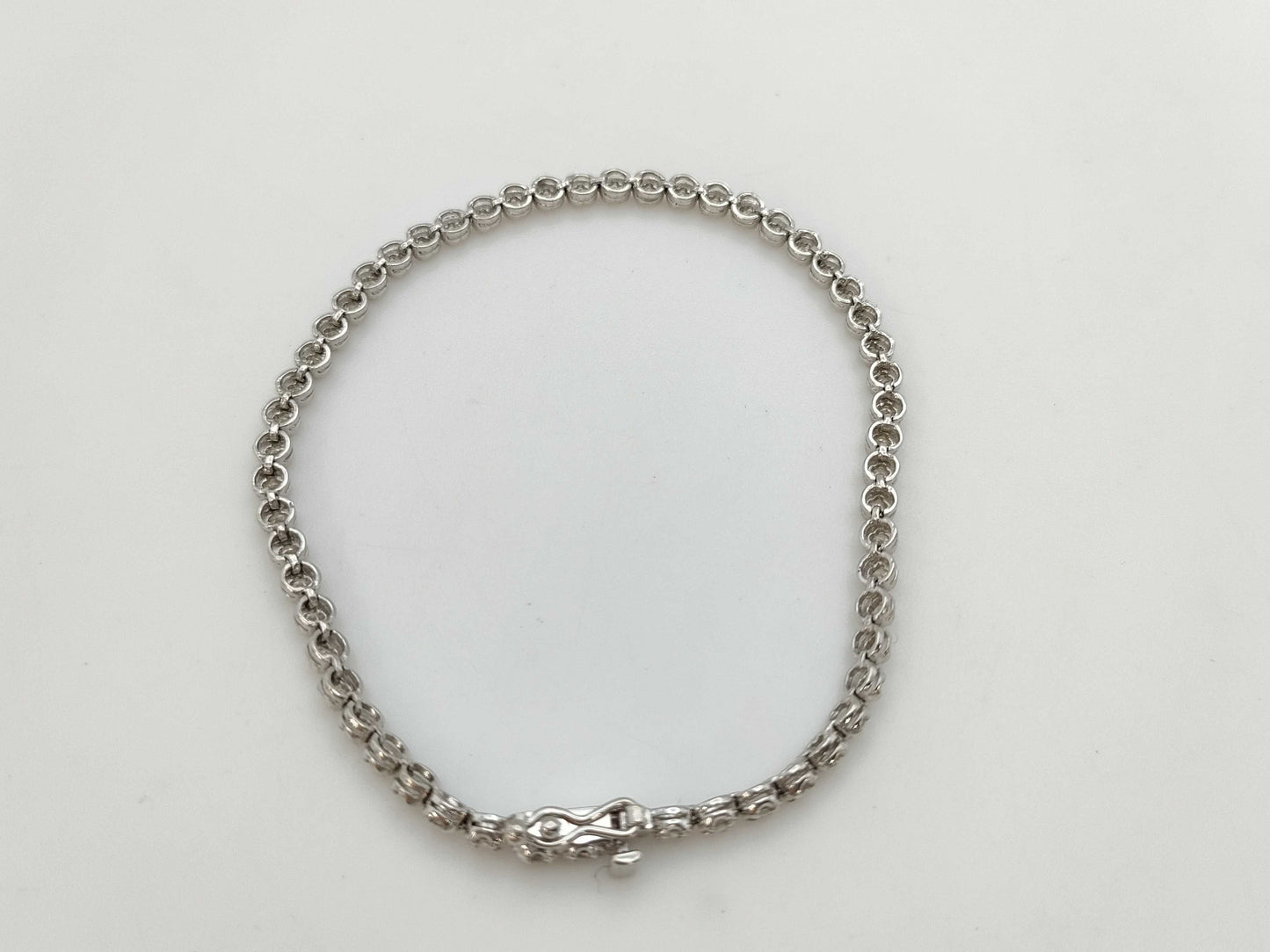 D1.00ct K18WG 6.5g Bracelet Bangle