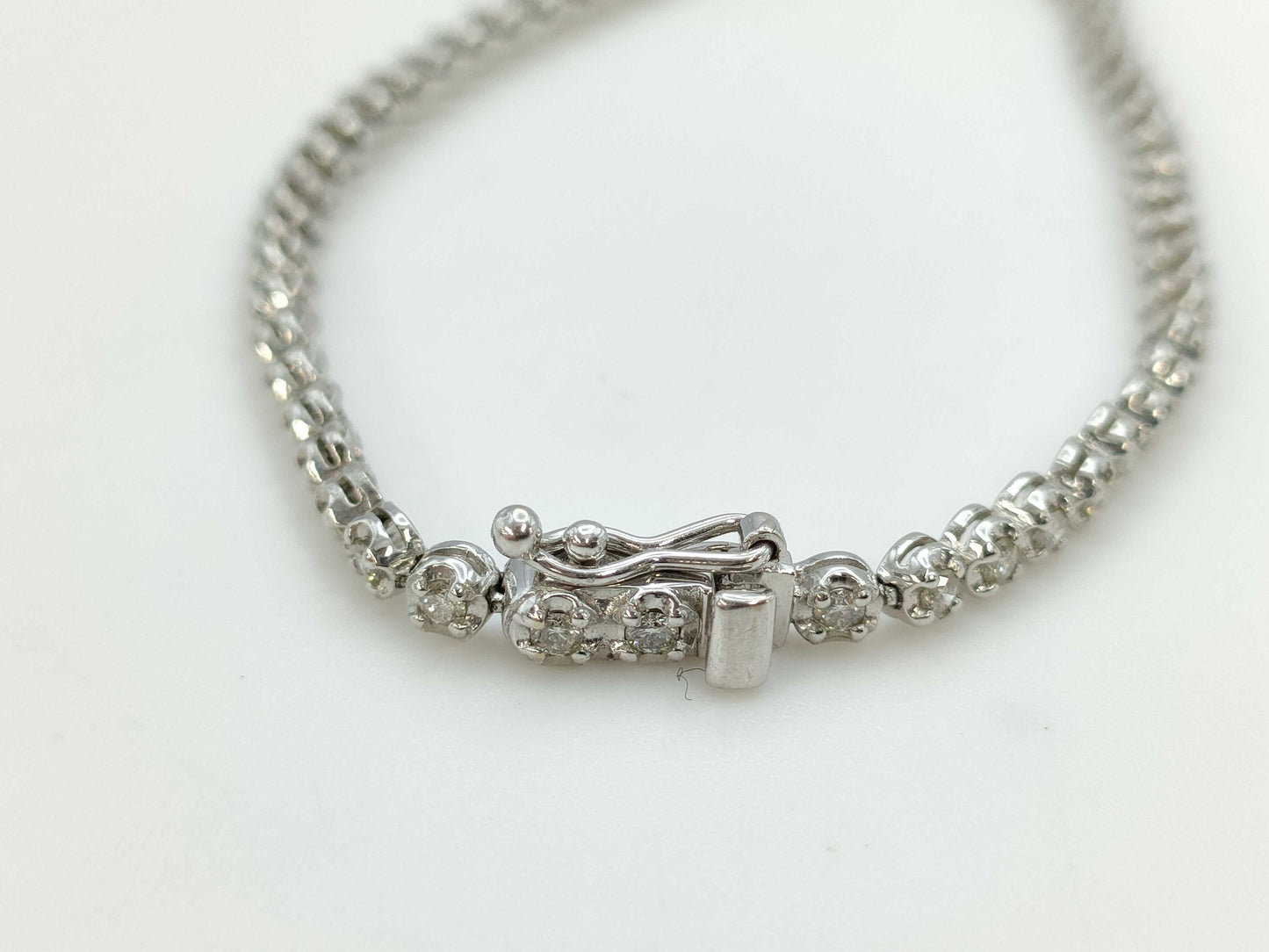 D1.00ct K18WG 6.5g Bracelet Bangle