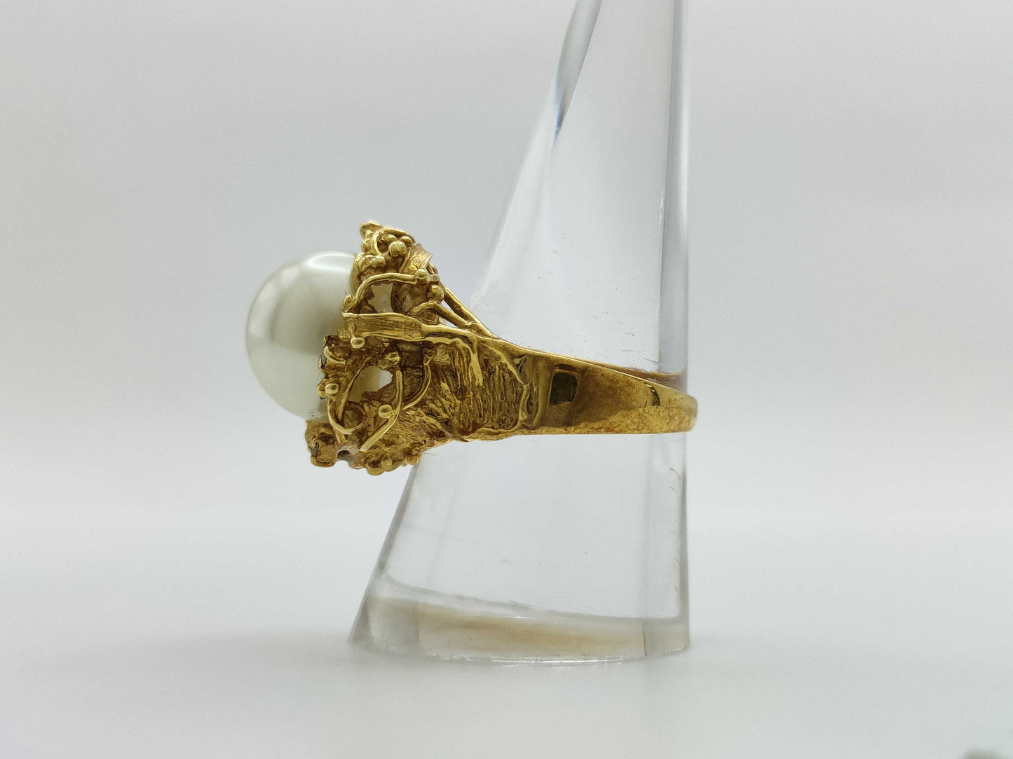 Pearl diameter approx. 11.9mm Diamond K18 8.9g ring