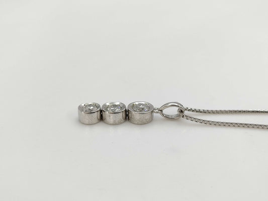 D0.83ct PT900/PT850 7.2g Necklace