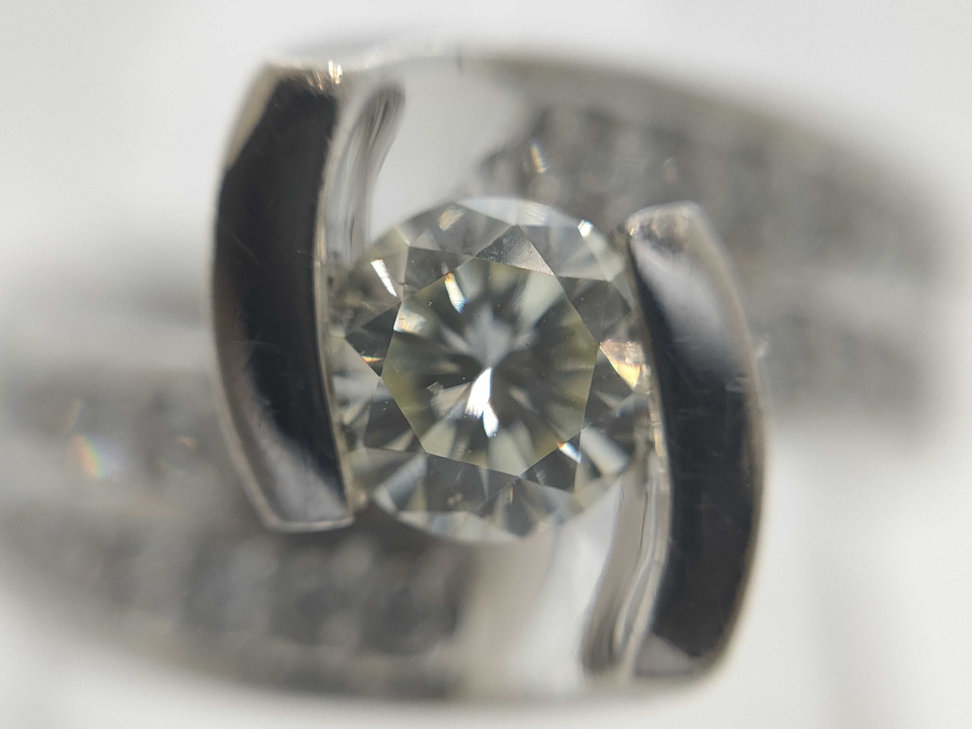 D0.35ct/0.27ct PT900 8.3g Ring