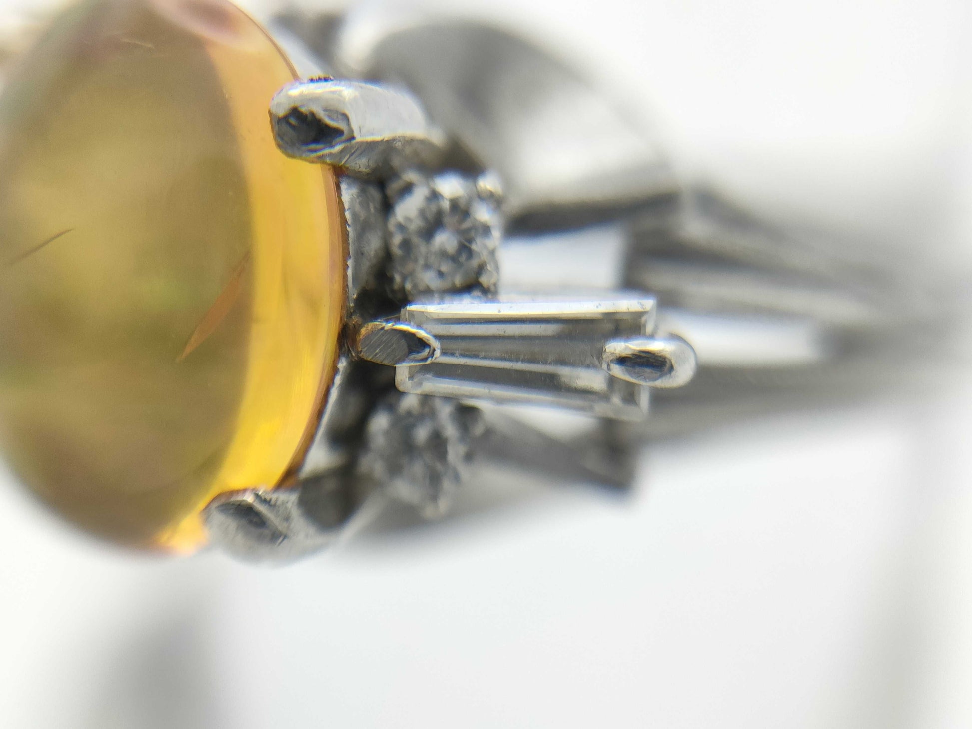 OP0.81ct D0.21ct PT900 5.9g Ring
