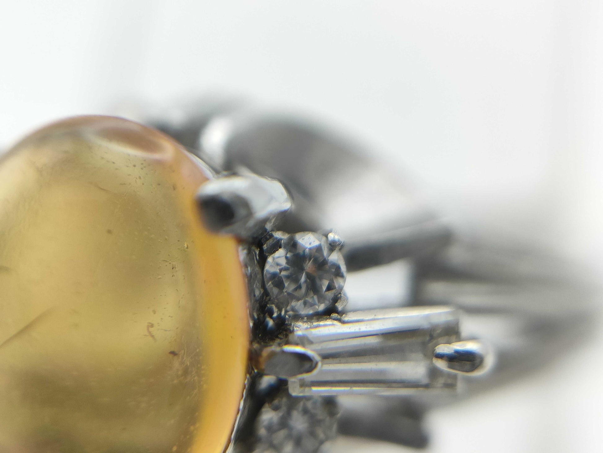 OP0.81ct D0.21ct PT900 5.9g Ring