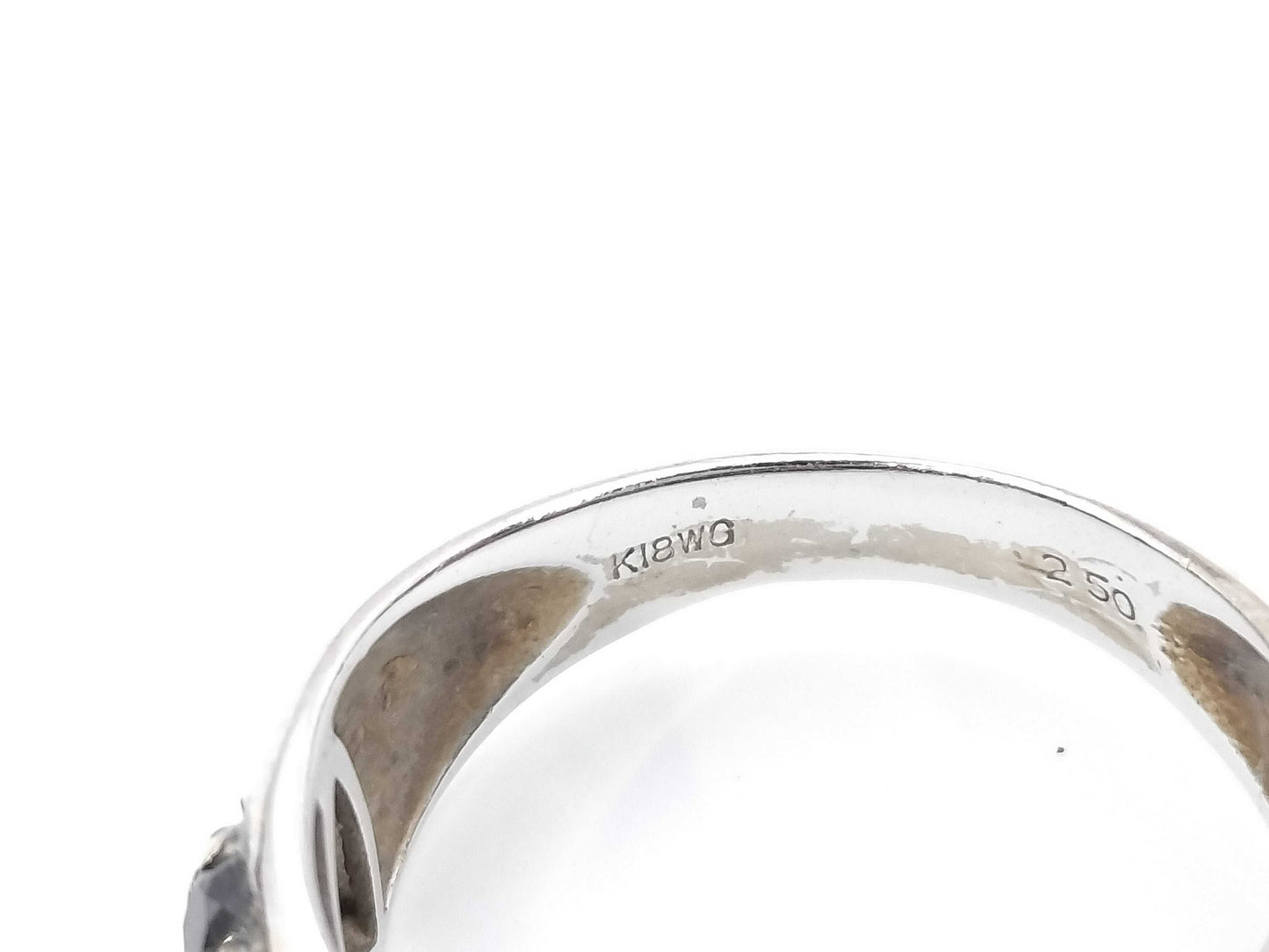 D2.5ct K18WG 5.0g Ring