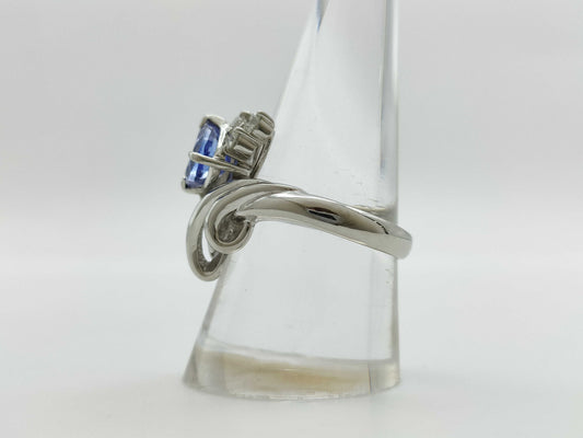TZ1.44ct D0.24ct PT900 10.7g Ring