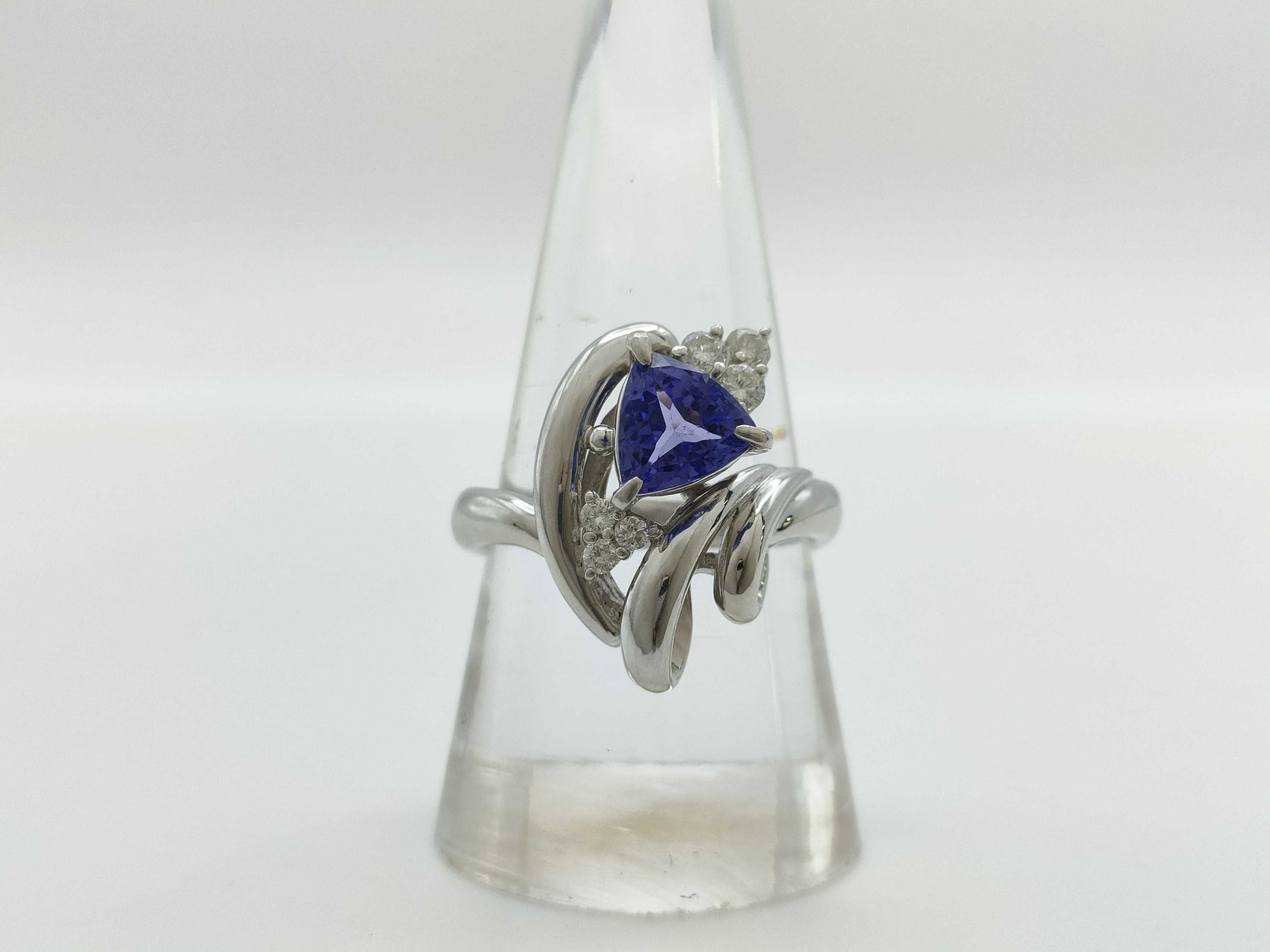 TZ1.44ct D0.24ct PT900 10.7g Ring