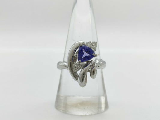 TZ1.44ct D0.24ct PT900 10.7g Ring