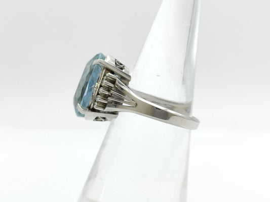 AQ9.453ct D0.14ct PT900 10.2g Ring