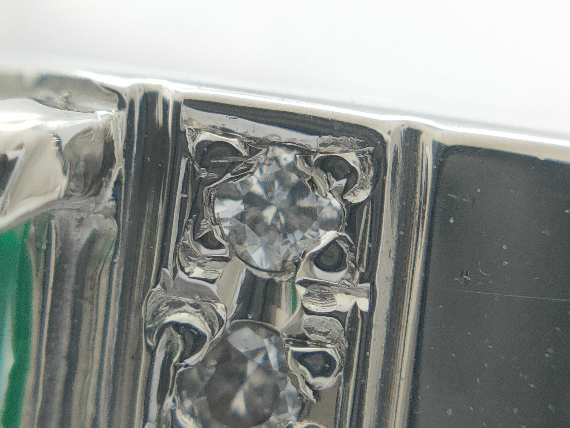 E0.28ct D0.03ct PT850 8.5g Ring