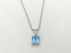 AQ2.70ct D0.20ct K18WG 5.0g Necklace