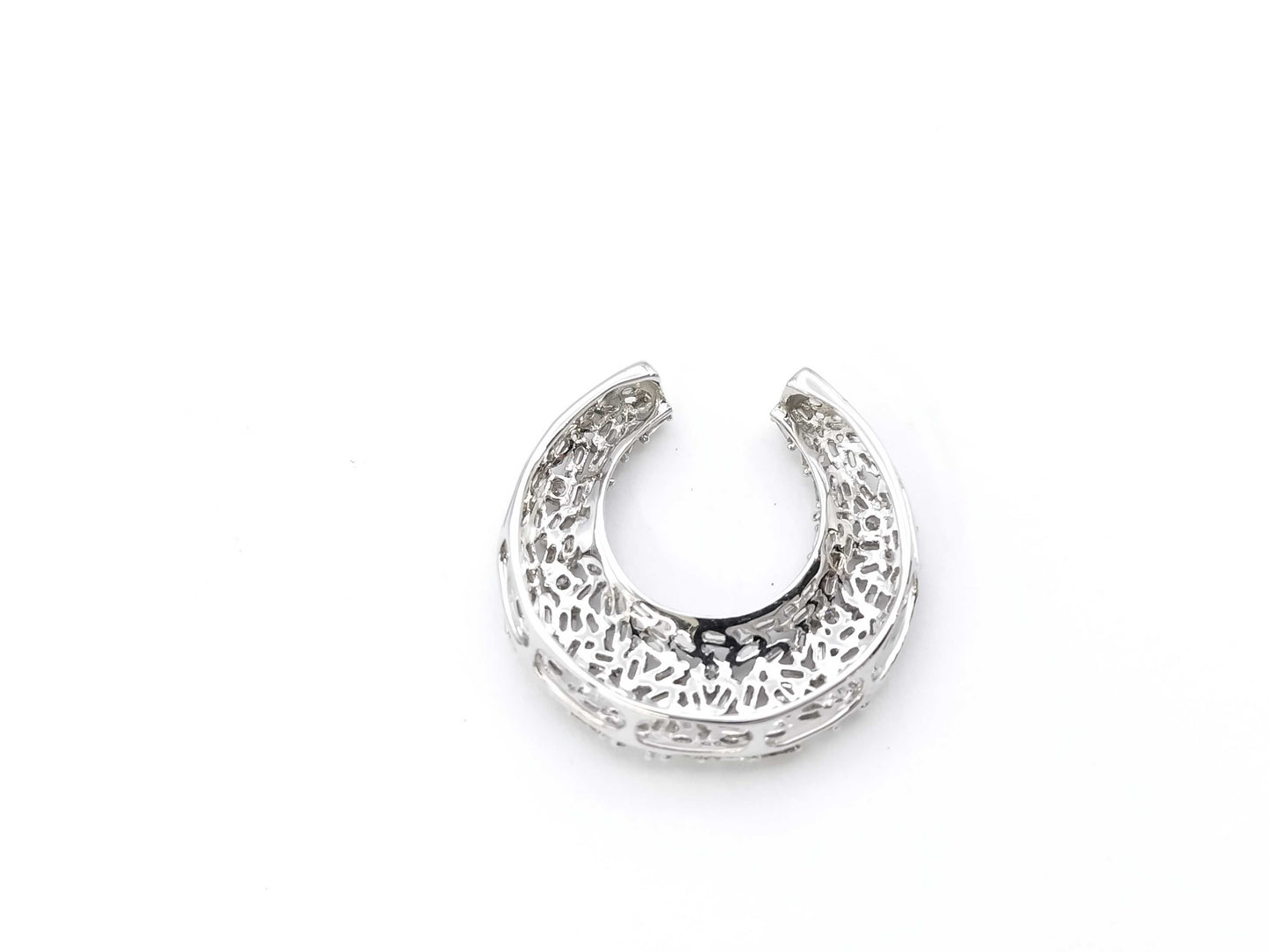 D0.50ct K18WG 1.6g Pendant Top