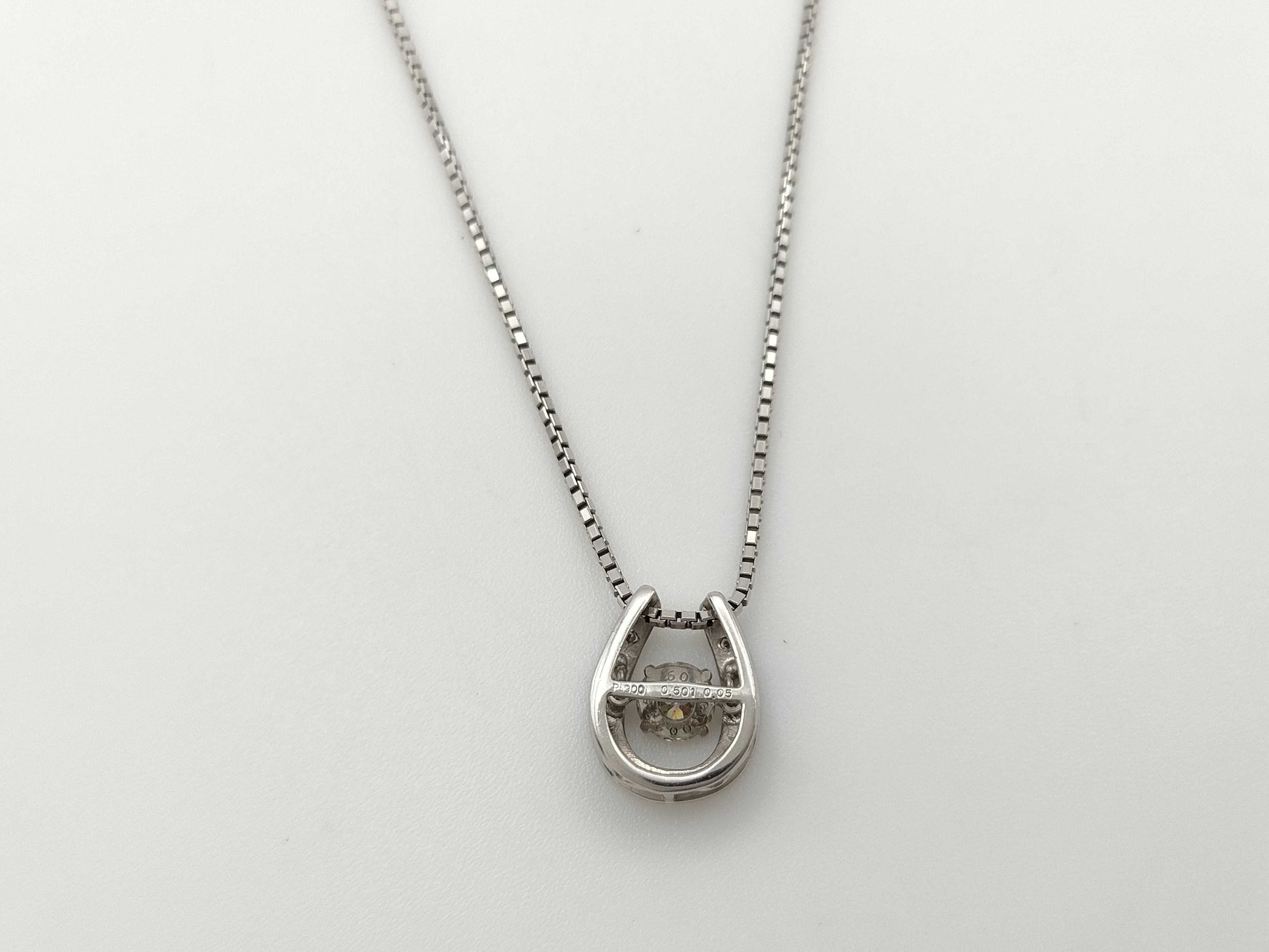 D0.501ct FD0.05ct PT900/850 7.5g Necklace