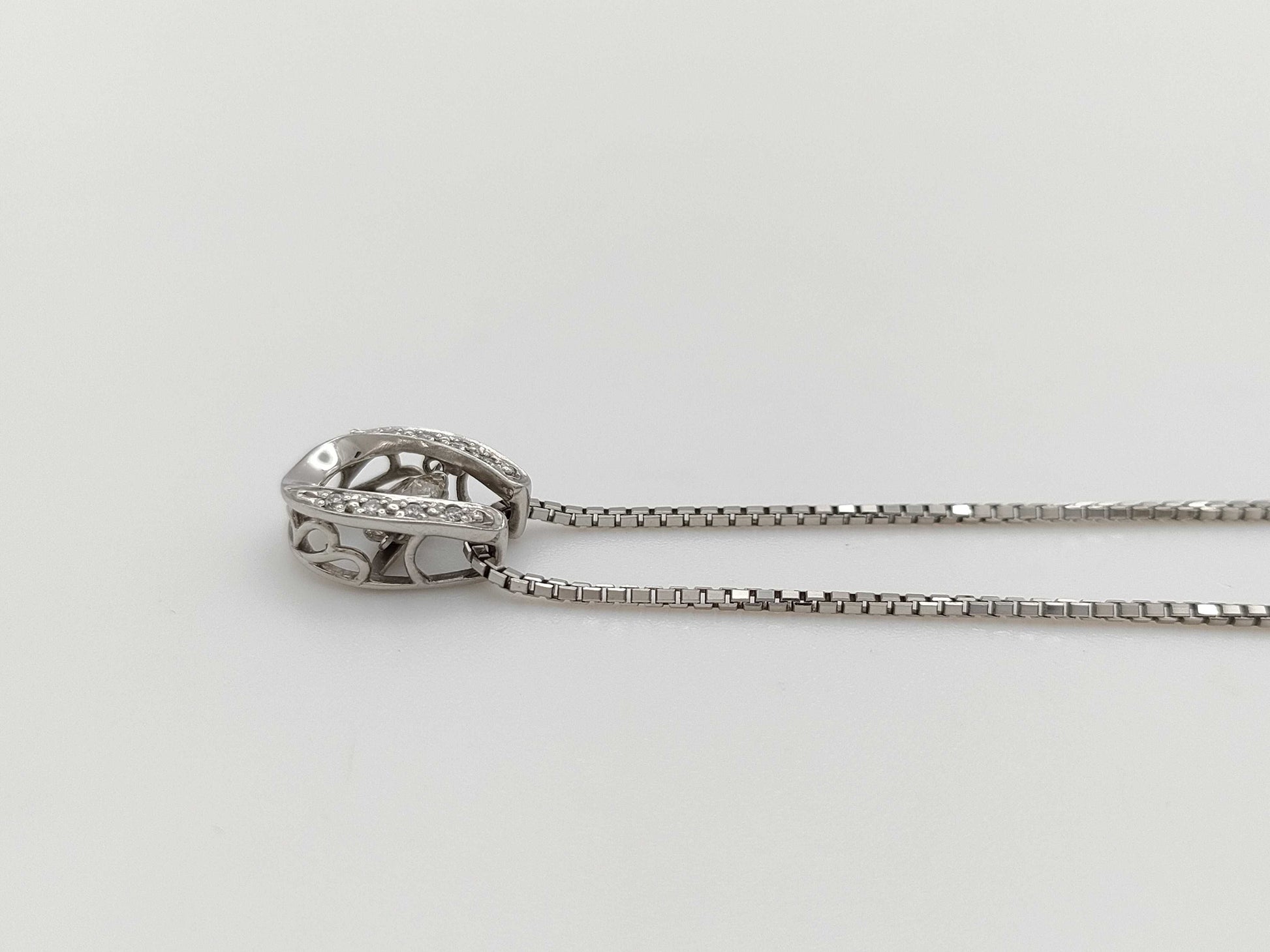 D0.501ct FD0.05ct PT900/850 7.5g Necklace